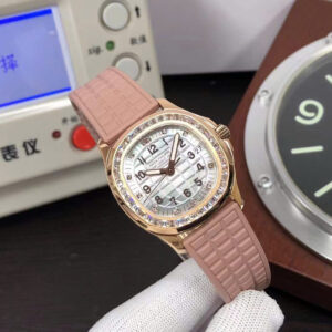 Đồng Hồ Patek Philippe Aquanaut 5072R-001 Nữ Đính Đá Rep 11 35 (1)