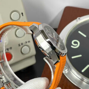 Đồng Hồ Patek Philippe Aquanaut 5968A Replica Dây Cao Su Màu Cam (2)